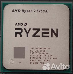Процессора AMD ryzen 9 5950x