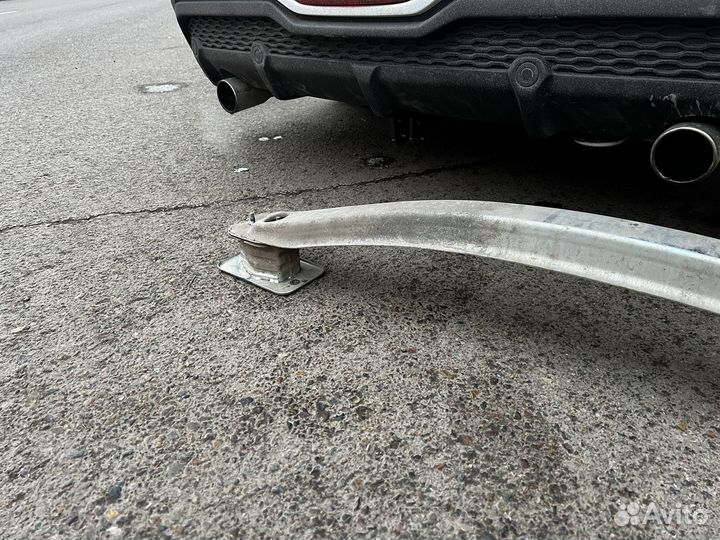 Задний усилитель бампера лада веста