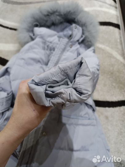 Пуховик зимний на девочку 134