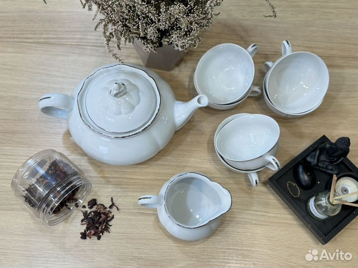 Чешский чайный сервиз фарфор haas czjzek новый
