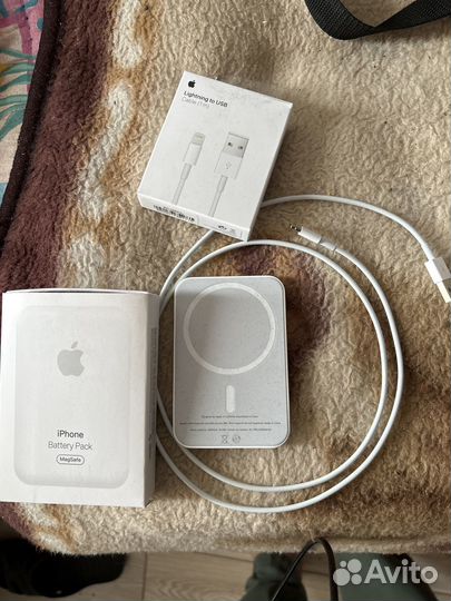 Magsafe battery pack + lightning зарядка