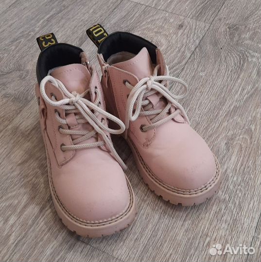 Ботинки демисезонные для девочки 29 размер