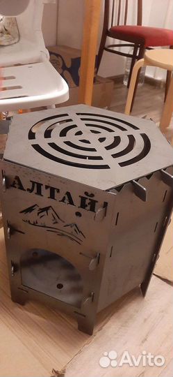 Разборная печка под казан