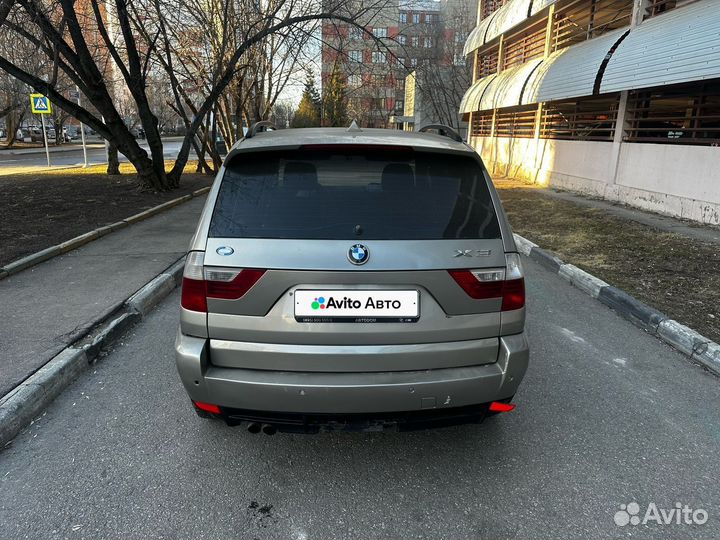BMW X3 3.0 AT, 2007, битый, 220 765 км