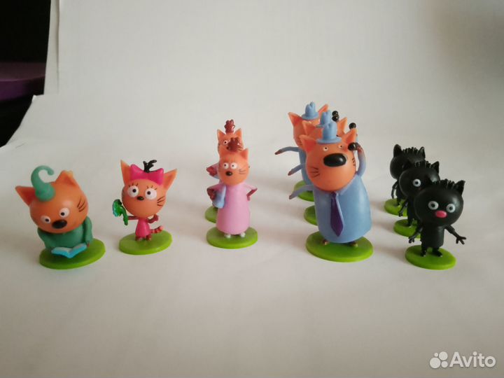 Коллекция три кота чупа-чупс