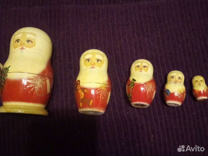 Елочная игрушка матрешка