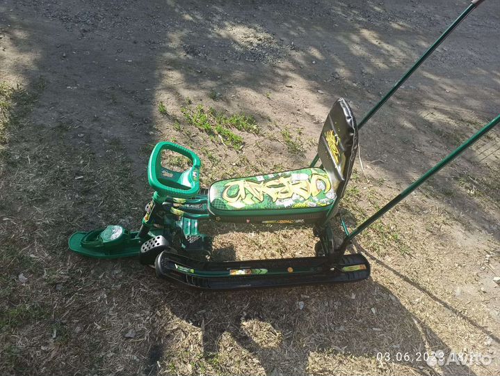 Снегокат с колесами