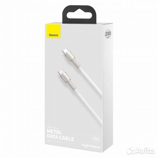 Кабель-зарядка Type-C на Type-C Baseus Cafule2м