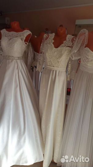 Свадебное платье, вечерние, детские, цены разные