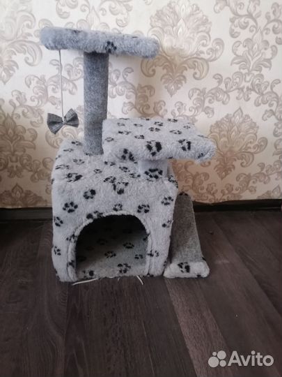 Домик для кошки с когтеточкой