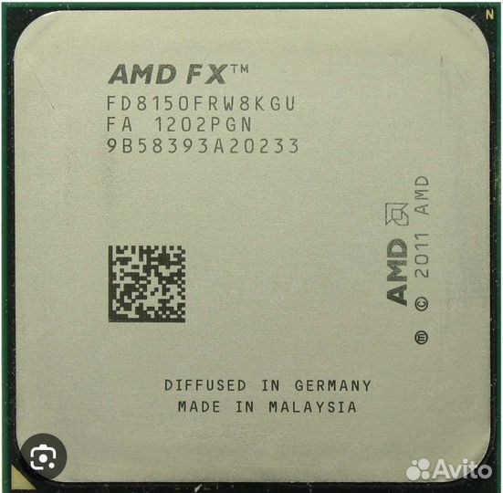 Процессор fx 8150(8ядер 8потоков)