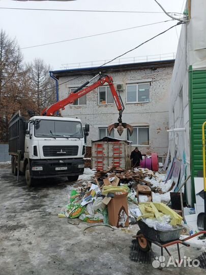 Вывоз мусора, веток ломовозом. Утилизация