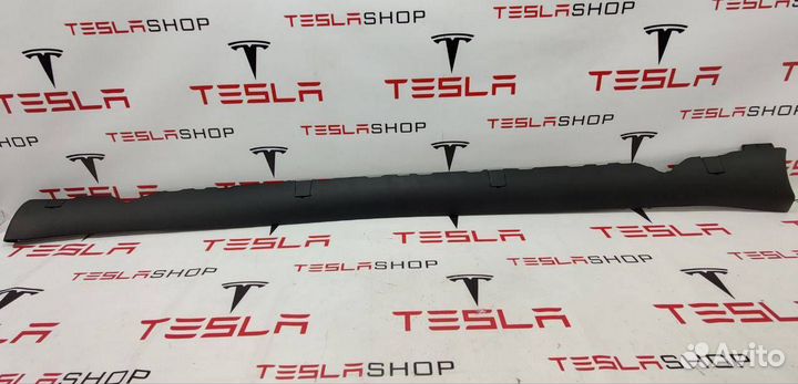 Накладка порога рокерной панели Tesla Model 3 2021