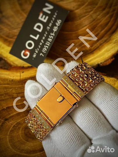 Золотой Браслет «Двойной фараон» 120 г. 585