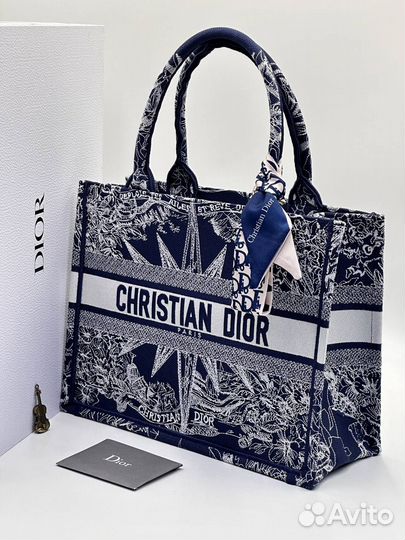 Женская сумка Christian Dior Book Tote средний фор