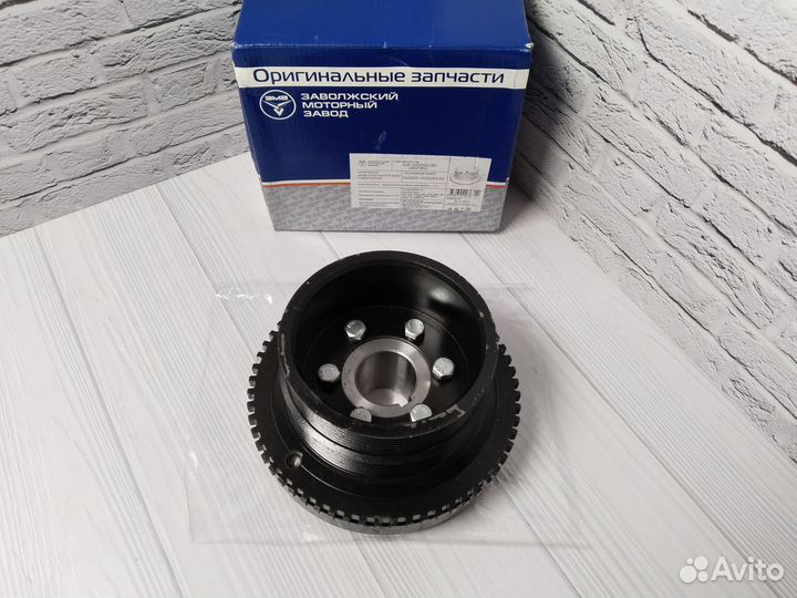 Шкив змз-406, 405, 409 коленвала двухручьевой