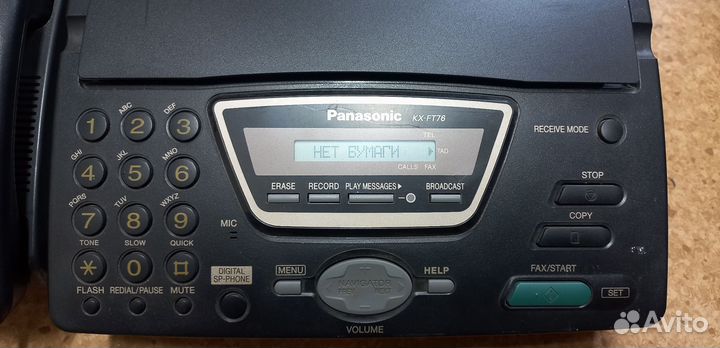 Факс panasonic KX-FT76 RU