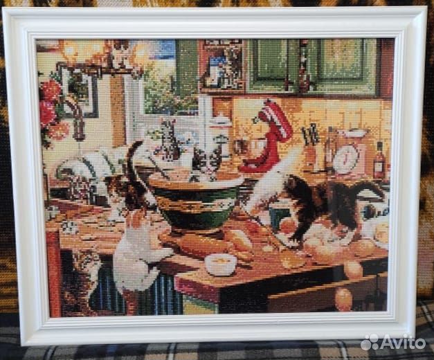 Картина котята на кухне