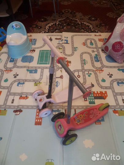 Самокат детский трехколесный