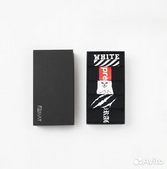 Набор носков черные новые 5шт