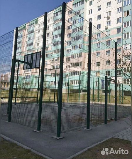 Забор из 3д сетки