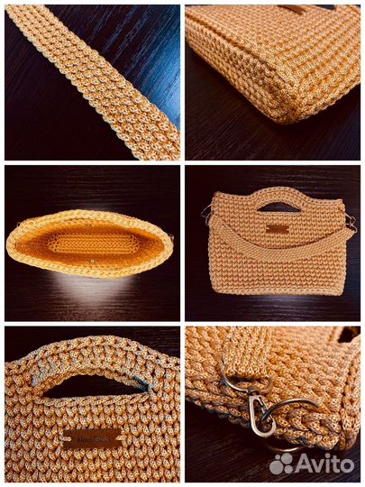 Сумка-Тоут (женская, вязаная)