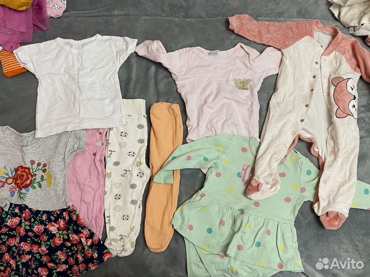 Пакет детских вещей 74-80