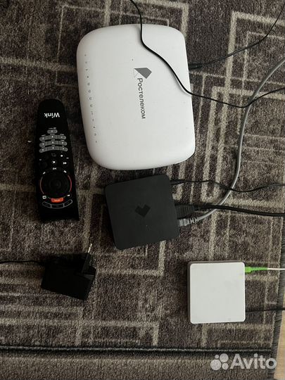 TV приставка и роутер