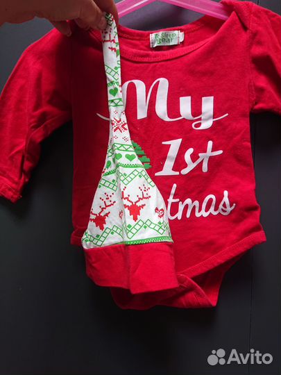 Боди и шапочка