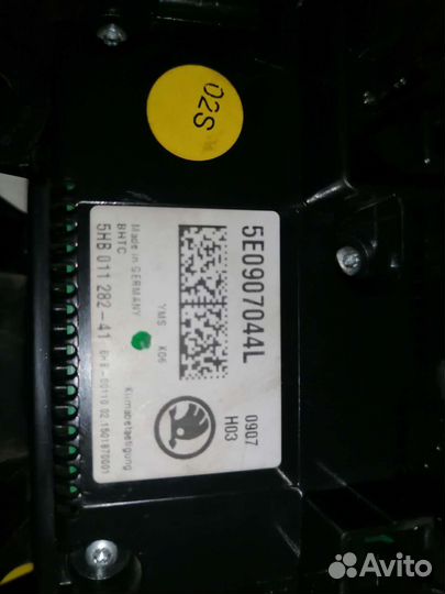 Блок управления климат контроля шкода октавия А7