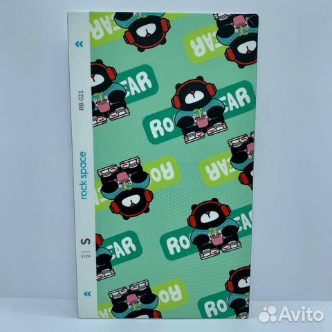 Защитная гидрогелевая плёнка (Мишки на бирюзовом ф