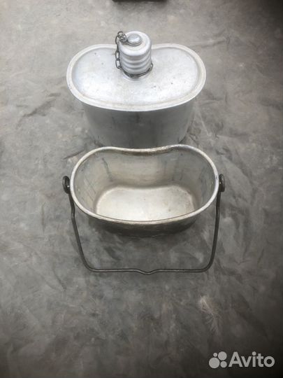 Фляжка с котелком