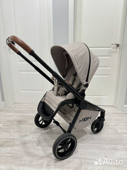 Коляска moon resea 3 в 1 + автолюлька maxi cosi