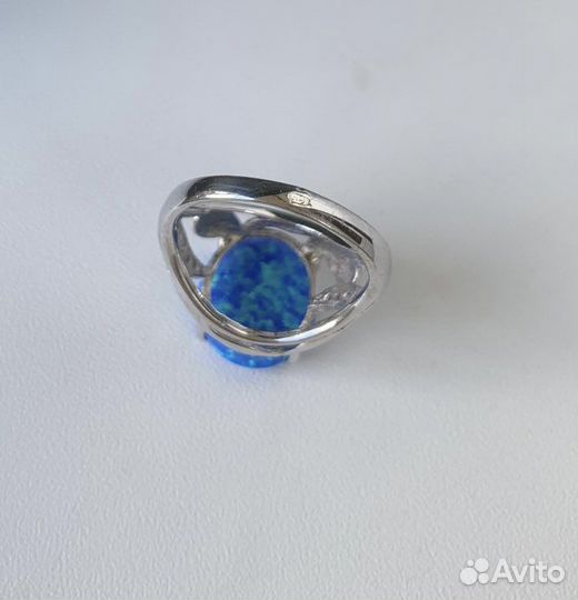 Кольцо серебро