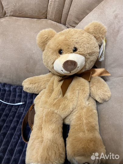 Плюшевый медведь рюкзак