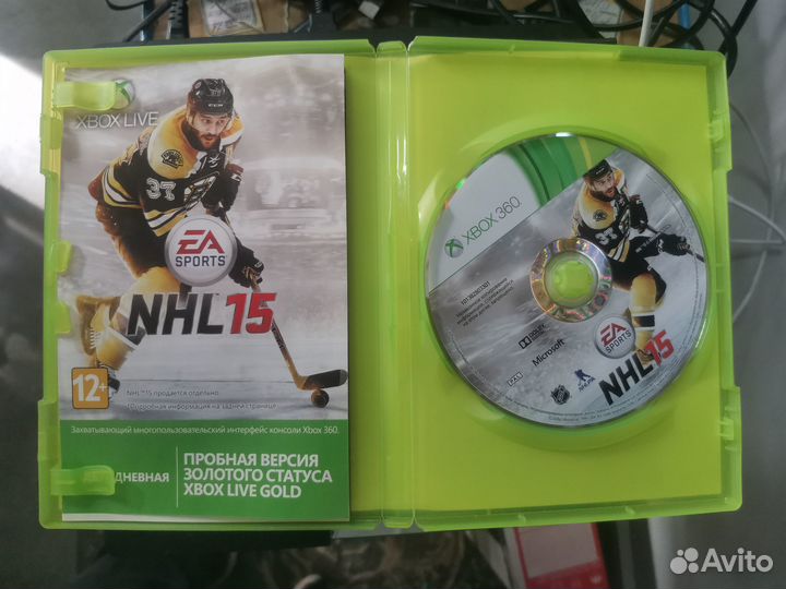 Диск NHL 15 xbox 360