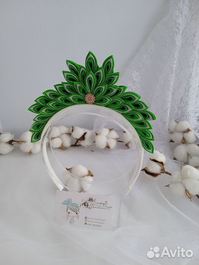 Ободок елочка