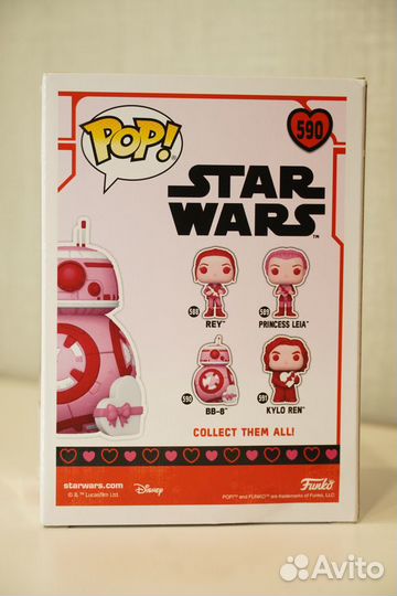 Фигурка Funko Pop Star Wars BB-8 590 Valentines