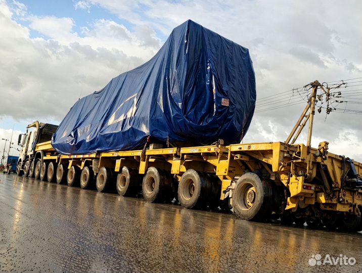 Негабаритные перевозки груза тралом по России