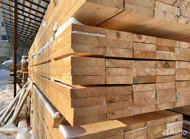 Доска обрезная 50х150х6000мм 1 сорт ГОСТ