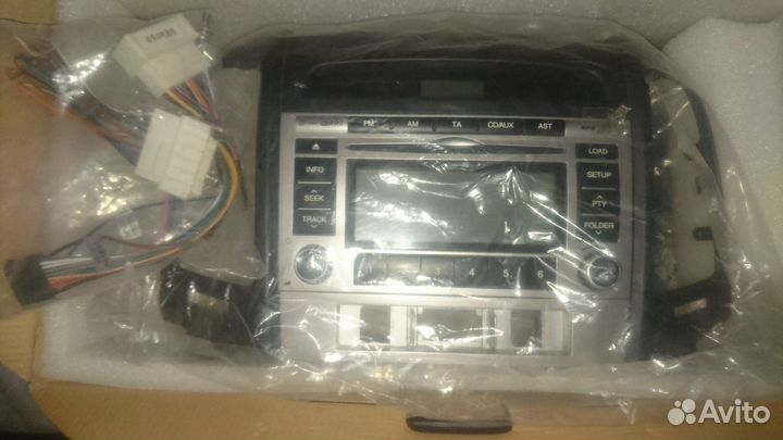 Магнитола на автомобиль хюндай Санта Фе, диск мп3