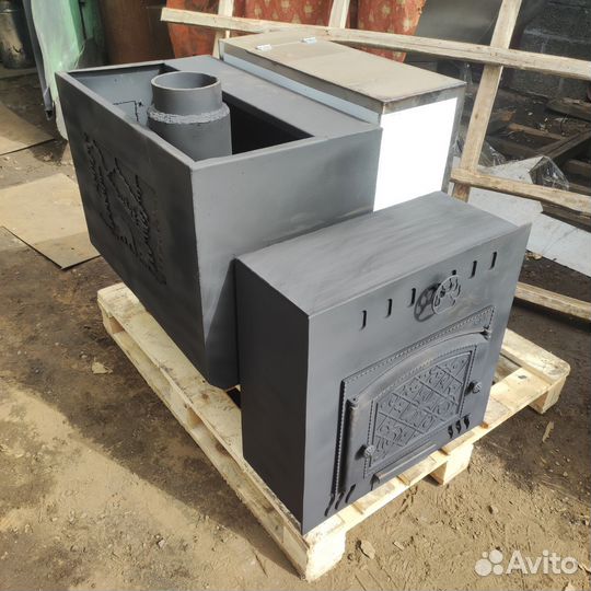 Банная печь на три помещения