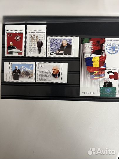 Почтовые марки. Грузия. 1998 год