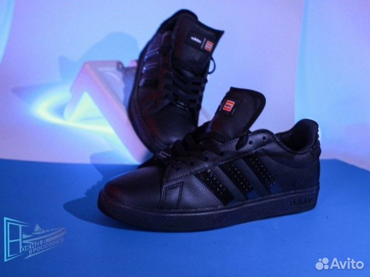 Кроссовки Adidas NEO Grand Court X Lego Black