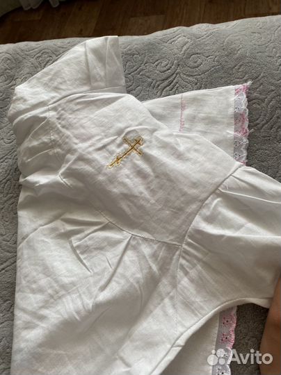 Крестильный набор для девочки новый