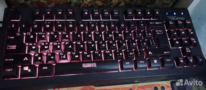 Игровая клавиатура qumo inferno k49 black