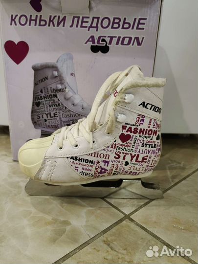 Коньки детские двухполозные р. 29