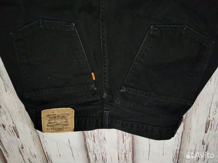 Джинсы levis 516 made in UK чёрные