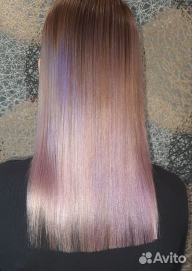 Кератиновое выпрямление волос