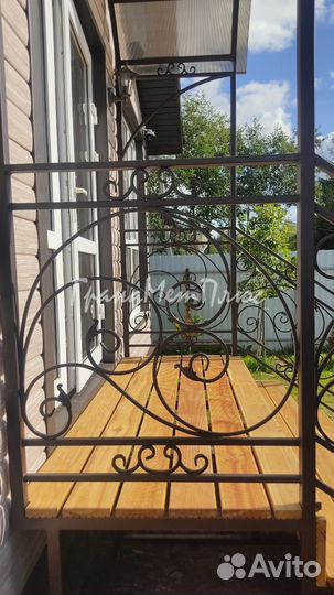 Крыльцо-лестница из металла